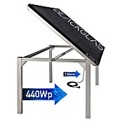 Blackglas Solar-Tischkraftwerk Geo Voltix (445 W, L x B x H: 180 x 120 x 172,2 cm, Ohne Rollen) | BAUHAUS