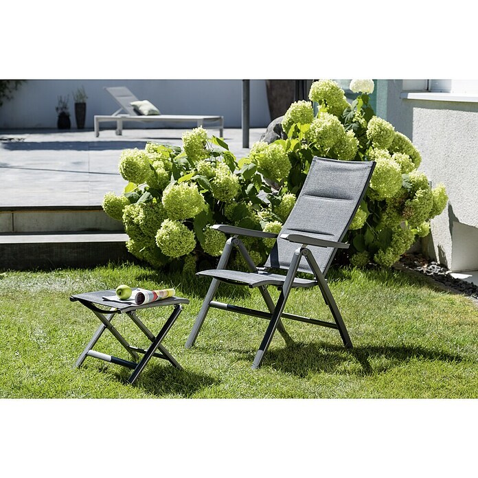 Sunfun Maja Sklopiva stolica s pozicijama (61 cm, Tekstil, S integriranom podstavom)