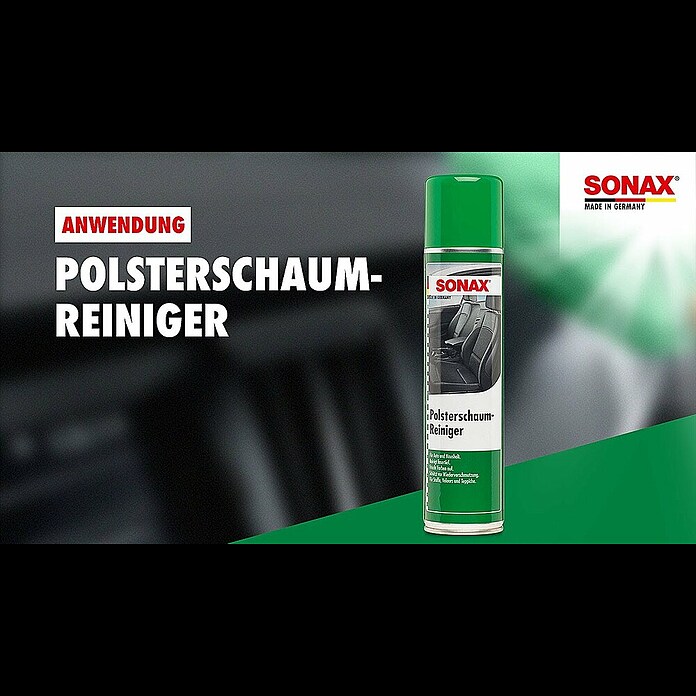 Sonax Čistilo za oblazinjenje  (400 ml) | 2750 - Reinigung, Pflege, Schmierung | BDDB - Autopflege | BDD - Autozubehör | BD - Autozubehör | B - Werkz/Masch/Maschzubeh/Auto | BAUHAUS