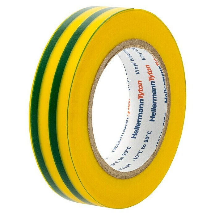 Ibelec Pvc-isolatietape (6 x 6 mm, Groen/Geel) | BAUHAUS