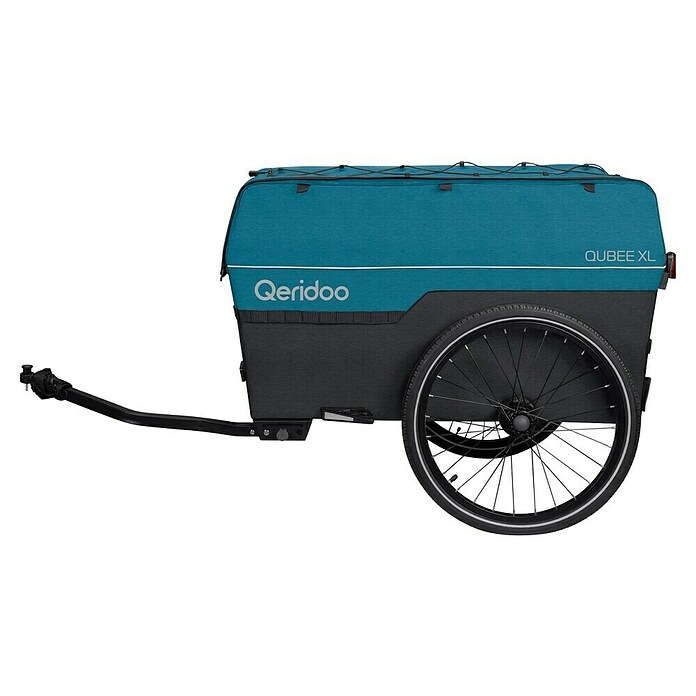 Qeridoo Fahrradanhänger Qubee XL (Max. zulässiges Gesamtgewicht: 60 kg, petrol, 220 l) | BAUHAUS