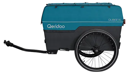 Qeridoo Fahrradanhnger Qubee XL - Max. zulssiges Gesamtgewicht: 60 kg,  petrol, 220 l online kaufen bei BAUHAUS