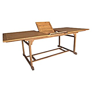 Sunfun Diana Garten-Ausziehtisch (L x B x H: 180 x 100 x 75 cm)