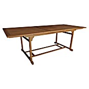 Sunfun Gartenmöbel-Set Diana/Pauline (7 -tlg., Grau/Akazie, Ausziehbar, Tisch (L x B x H): 180-230 x 100 x 75 cm, Stuhl (T x B x H): 81 x 64 x 101 cm) | BAUHAUS