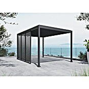 Sunfun Milos Pavillon-Seitenwand Lamellen (B x H: 92 x 221,5 cm, Für alle Milos Pavillons geeignet, Anthrazit) | BAUHAUS