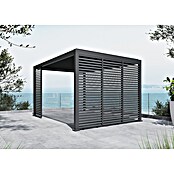 Sunfun Milos Pavillon-Seitenwand Lamellen (B x H: 92 x 221,5 cm, Für alle Milos Pavillons geeignet, Anthrazit) | BAUHAUS