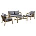 MWH Wicker Komplet lounge pohištva Kanto 