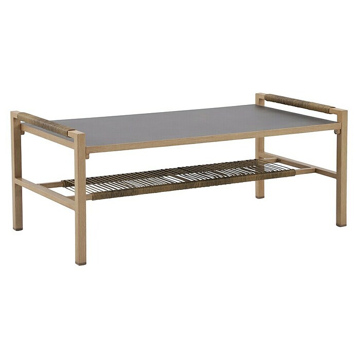 MWH Wicker Komplet lounge pohištva Kanto  (4 -del., Aluminij, Rjava, Siva) | Lounge seti | Lounge pohištvo | Vrtno pohištvo | Vrt in prosti čas | Izdelki | BAUHAUS