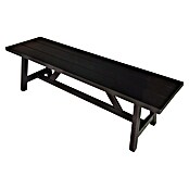 Sunfun Melina Gartenbank (B x T x H: 155 x 42,4 x 45,7 cm, Akazienholz, Black Washed) | BAUHAUS