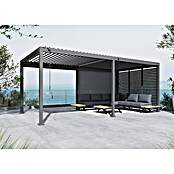 Sunfun Loungemöbel-Set Lumar/Milos XL (12 -tlg., Aluminium/PVC/Fiberglas/Polypropylen, Night-Grey) | BAUHAUS