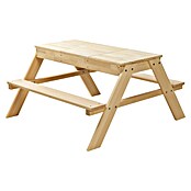 Mesa de picnic infantil (L x An x Al: 90 x 95 x 50 cm, Madera) | BAUHAUS