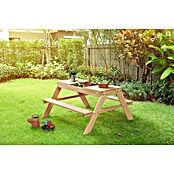 Mesa de picnic infantil (L x An x Al: 90 x 95 x 50 cm, Madera) | BAUHAUS
