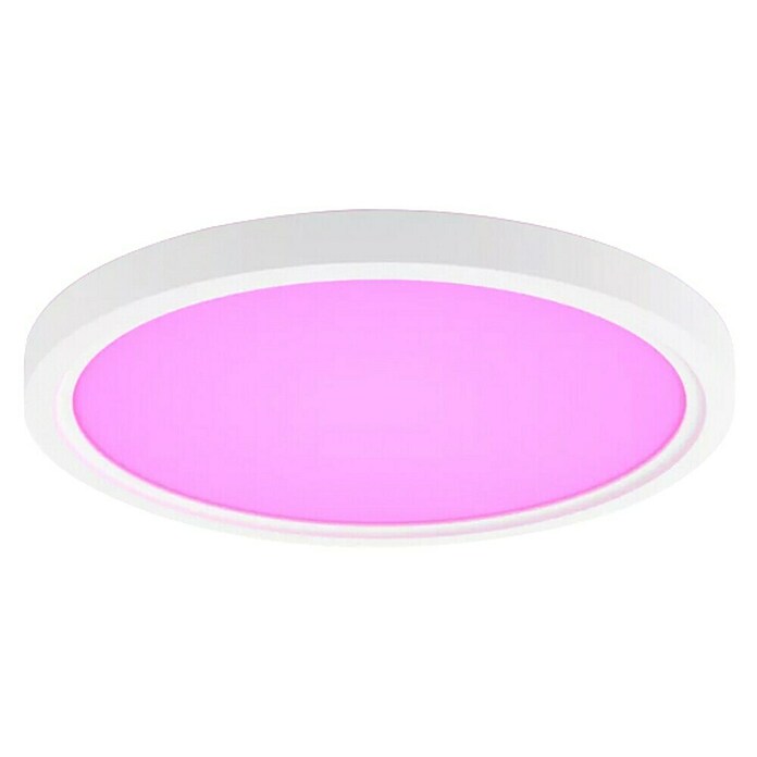 Philips Hue LED-Panel rund Tento (25 W, Ø x H: 29,1 x 3,2 cm, Weiß, RGBW) | BAUHAUS