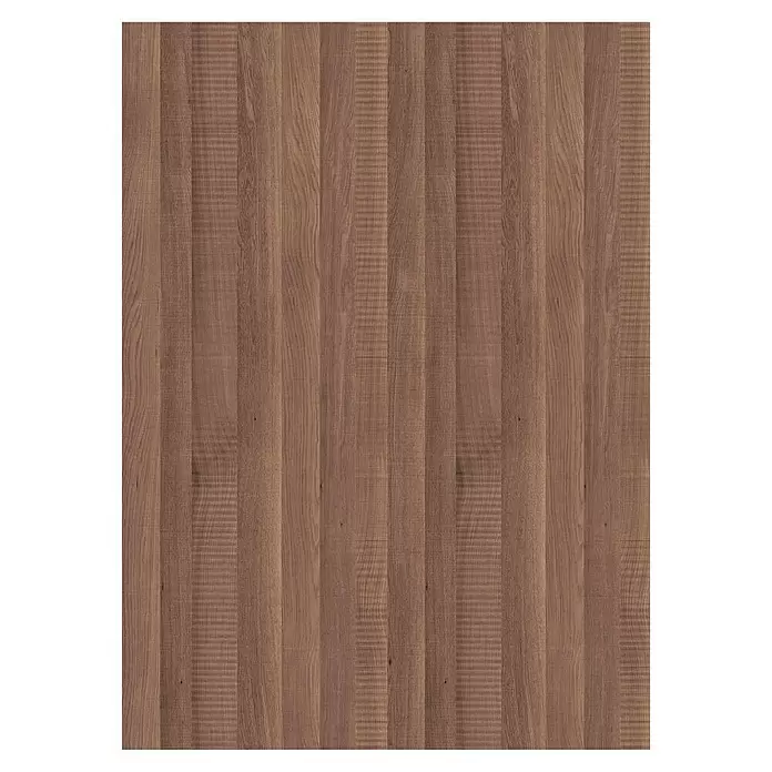 LOGOCLIC Umleimer Elementa pro XL K762 - Sheridan Cross, 200 cm x 4,2 mm - Vertikale mittelbraune Holzstruktur mit ausgeprägter Maserung, für Möbel oder Bodenbeläge geeignet.