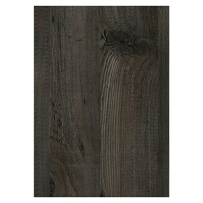 LOGOCLIC Umleimer Elementa pro 4946 - Hemlock Lava, 200 cm x 4,2 mm - Dunkle Holzmaserung mit Astlochdetails, ideal für rustikale oder moderne Designs. Die Textur verleiht jedem Projekt Wärme und Charakter.
