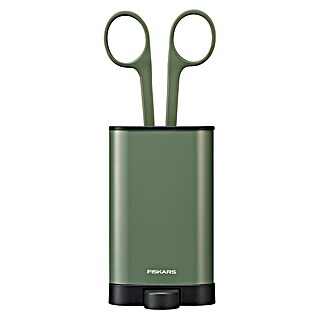 Fiskars Schere klein (Elegante, freistehende Werkzeughalterung zur praktischen Aufbewahrung, Material Klinge: Stahl, Präzisionsgeschliffen)