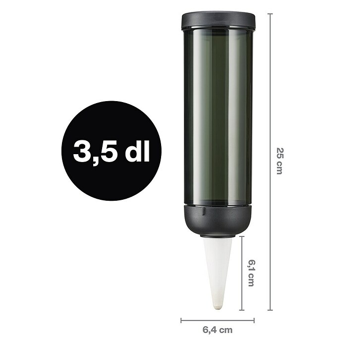 Fiskars Wasserspender (350 ml, Schwarz) | BAUHAUS