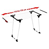 Vileda Flügel-Wäscheständer Extensive (Länge Wäscheleine: 19 m, L x B x H: 111 x 15 x 62 cm, Weiß/Schwarz) | BAUHAUS