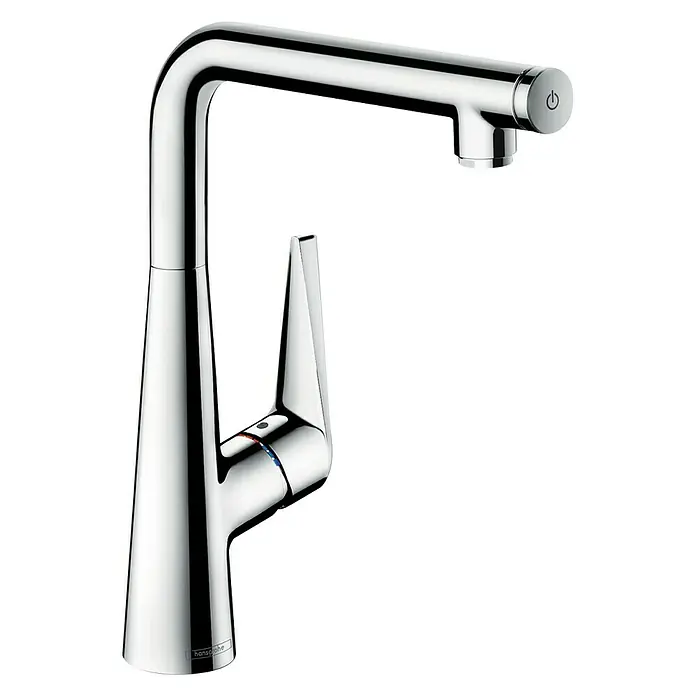 Hansgrohe Talis Select Spültischarmatur S 300 - Chrom, Glänzend - Glänzender Hansgrohe Küchenarmatur mit hohem Auslauf und praktischem Hebel zur einfachen Bedienung. Moderne Optik für die stilvolle Küche.
