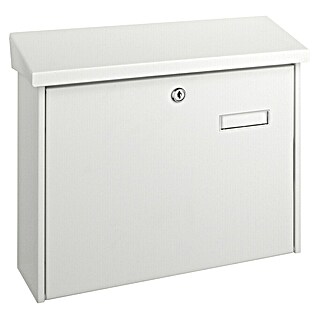 Portaferm Wandbrievenbus PM 55 (l x b x h: 10 x 37,7 x 32 cm, Wit, Staal)