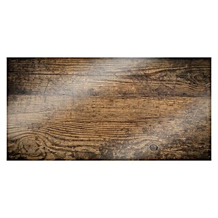 CUCINE Küchenrückwand (Wooden, 80 x 40 cm, Stärke: 6 mm, Einscheibensicherheitsglas (ESG))