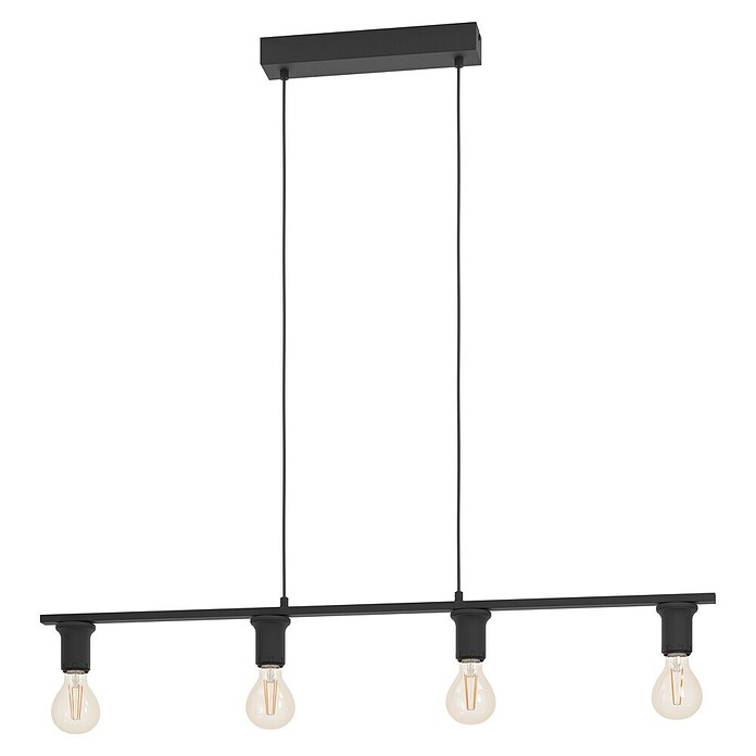 Eglo Capoliverie Lámpara colgante (60 W, L x An x Al: 100,5 x 6 x 110 cm, Negro, E27) | BAUHAUS