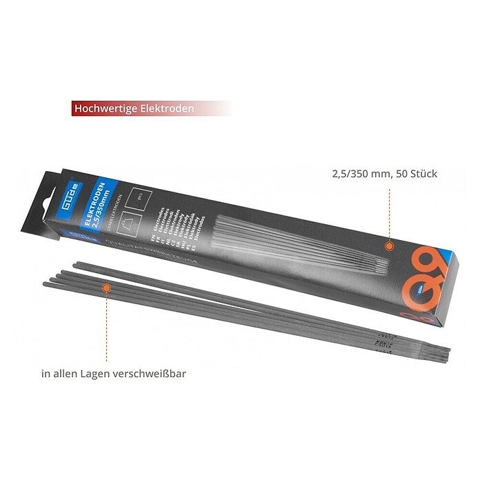Basische Elektroden d. 2.5 mm Telwin - 2,5 Kg im Angebot Basische Elektroden d. 2.5 mm Telwin - 2,5 Kg im Angebot