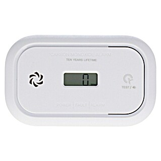 UniTEC Kohlenmonoxidmelder mit Display (L x B x H: 52 x 143 x 150 mm, Batterielaufzeit: 3 Jahre)