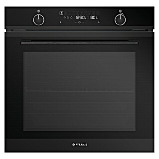 Pyramis Einbaubackofen PO78094010EBLM (Anzahl Beheizungsarten: 9 Stk., Volumen Backofen: 78 l)