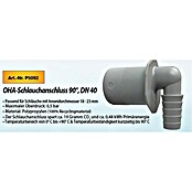 Schlauchanschluss 9° (DN 40, Passend für: Schläuche mit 18-23 mm Durchmesser) | BAUHAUS