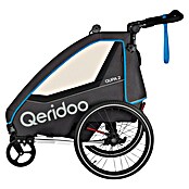 Qeridoo Kinderfahrradanhänger Qupa 2 (Zweisitzer, Blau) | BAUHAUS