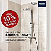 Grohe Vitalio Start Duschsystem 250 (Mit Thermostatarmatur, Lochabstand: 101,6 cm, Anzahl Strahlarten: 2 Stk., Chrom) | BAUHAUS