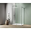 Camargue Roma Mix & Match Eckdusche (L x B x H: 90 x 100 x 195 cm, Beschichtet, Silberglanz, Glasstärke: 6 mm, DIN Anschlag: Links) | BAUHAUS