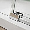 Camargue Roma Mix & Match Eckdusche (L x B x H: 90 x 100 x 195 cm, Beschichtet, Silberglanz, Glasstärke: 6 mm, DIN Anschlag: Links) | BAUHAUS