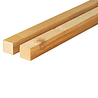 Rahmenholz (250 x 6,5 x 6,5 cm, Fichte/Tanne, Sägerau)