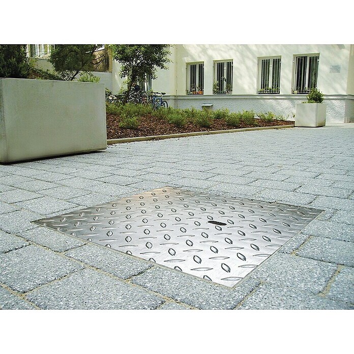 ACO Schachtdeckel FI 2.0 Easy (30 x 30 cm, Stahl verzinkt) | BAUHAUS
