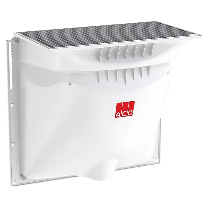 ACO Therm Lichtschacht-Set - 60 x 100 x 100 cm, Polypropylen - ACO Selfpoint Abwasserhebeanlage mit Solarpanel für den Außenbereich. Ideal für Gärten ohne Stromanschluss.