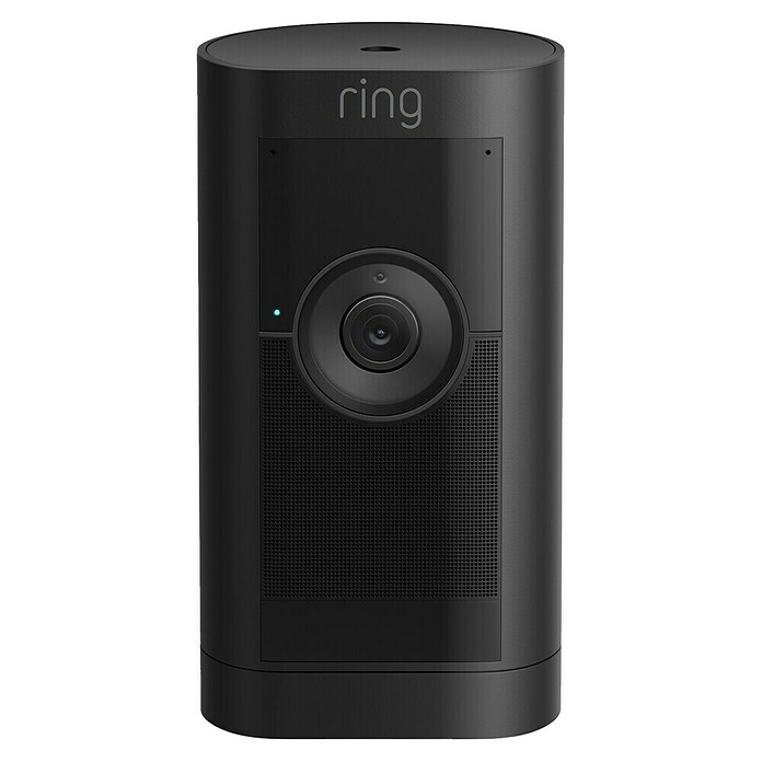 Ring Akku-Überwachungskamera Stick Up Cam Pro Außen (Schwarz, Batteriebetrieben) | BAUHAUS