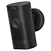 Ring Akku-Überwachungskamera Stick Up Cam Pro Außen (Schwarz, Batteriebetrieben) | BAUHAUS