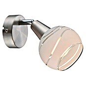 Globo Elliott LED-Wandstrahler (4 W, Weiß/Klar, B x H: 10 x 15 cm, Warmweiß)
