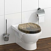 Schütte WC-Sitz Solid Wood (Ohne Absenkautomatik, MDF, Braun) | BAUHAUS