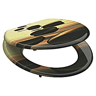 Schütte WC-Sitz Sea Stone (Ohne Absenkautomatik, MDF, Mehrfarbig)