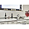 Mosaikfliese Hexagon Uni HX 080 (32,5 x 28,1 cm, Weiß, Glänzend)