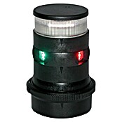 Aqua Signal Serie 34 Dreifarben-Navigationslaterne (LED, Tragweite: 2 sm, 12 V - 24 V, Schwarz)