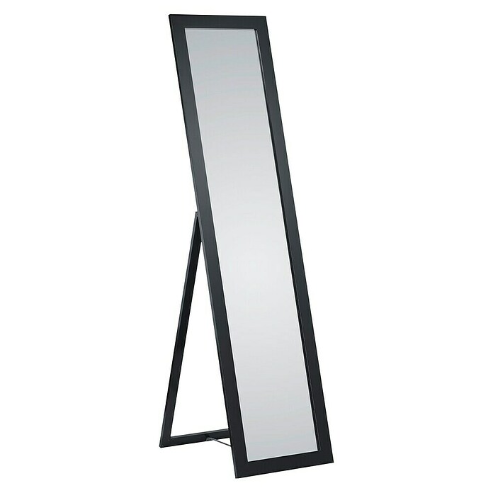 Standspiegel Tina (40 x 160 cm, Schwarz, Holz) | BAUHAUS