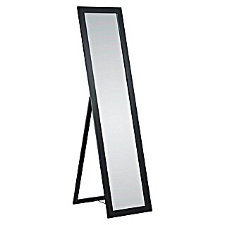 Standspiegel Tina (40 x 160 cm, Schwarz, Holz)