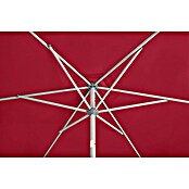 Suncomfort Marktschirm Shell-Turn (Aurora Rot, Durchmesser Bespannung: 330 cm) | BAUHAUS