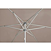 Suncomfort Marktschirm Shell-Turn (Light Taupe, Durchmesser Bespannung: 330 cm) | BAUHAUS