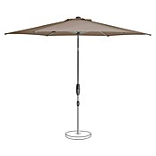 Suncomfort Marktschirm Shell-Turn (Light Taupe, Durchmesser Bespannung: 330 cm) | BAUHAUS