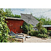 Suncomfort Marktschirm Shell-Turn (Steingrau, Durchmesser Bespannung: 330 cm) | BAUHAUS